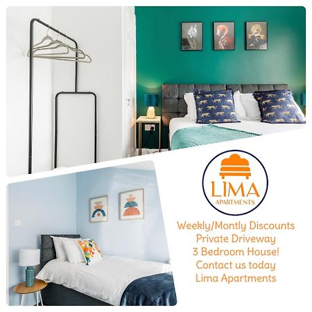 Weekly Monthly Deal-4 Beds-Large House-Driveway By Lima Apartments Ltd Bournemouth Exteriör bild